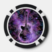 Gitaar Muziek Poker Chips (Achterkant)