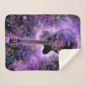 Gitaar Muziek Sherpa Deken (Voorkant (horizontaal))