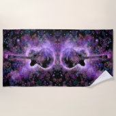 Gitaar muziek strandlaken (Voorkant)