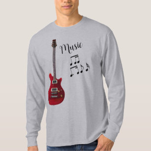Gitaar Muziek Unisex T-shirt met lange mouwen