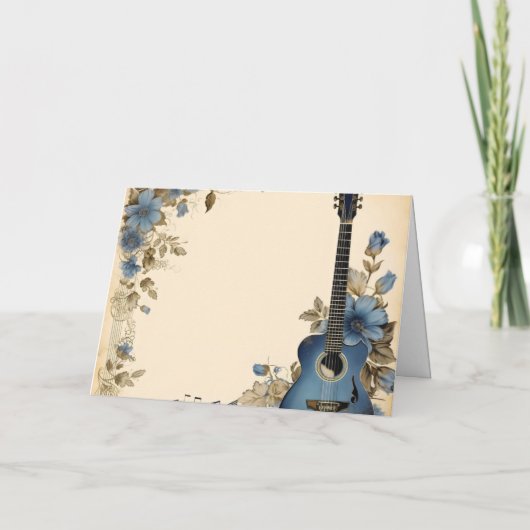 Gitaar Muzieknoten (Achterkant)