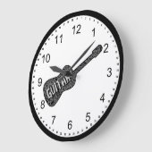 Gitaar Muzieknoten Tekst Grote Klok (Hoek)