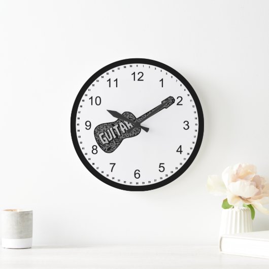 Gitaar Muzieknoten Tekst Grote Klok (Huis)