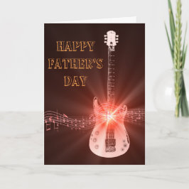 Gitaar Notities Vaderdag Kaart