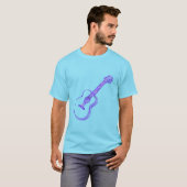Gitaar ontwerp  t-shirt (Voorkant volledig)