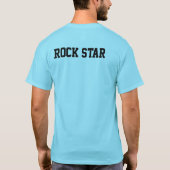 Gitaar ontwerp  t-shirt (Achterkant)