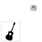 Gitaar overzicht rubberstempel (Gestempeld)