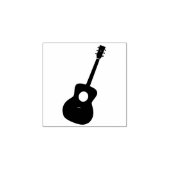 Gitaar overzicht rubberstempel (Afrduk)