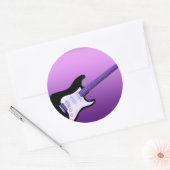 Gitaar Paarse Sticker (Envelop)