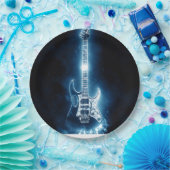 gitaar papieren bordje (Feest)