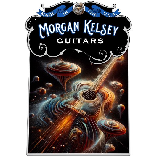 Gitaar phasing in van een andere dimensie t-shirt