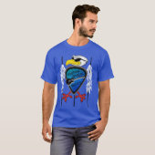 Gitaar Pick Blues Regal Eagle T-shirt (Voorkant volledig)
