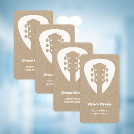 Gitaar Pick Kraft Visitekaartje