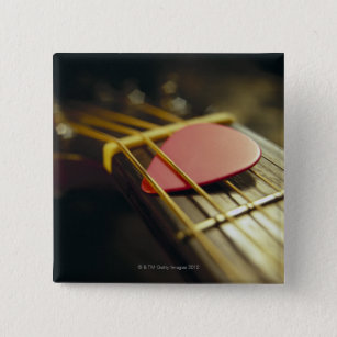 gitaar plectrum vierkante button 5,1 cm