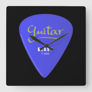 gitaar plectrum vierkante klok