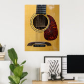 gitaar poster (Thuiskantoor)