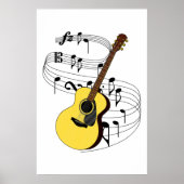 gitaar poster (Voorkant)
