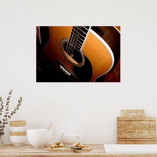 gitaar poster (Keuken)