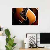 gitaar poster (Thuiskantoor)
