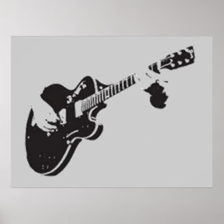 Gitaar- Poster