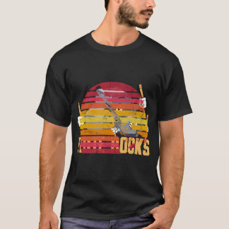 Gitaar Retro Stijl Muzikant Muziek Electric T-shirt
