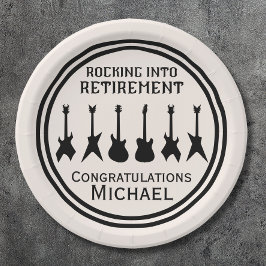 Gitaar Rock 'n' Roll Pensioen Party Papier Bord