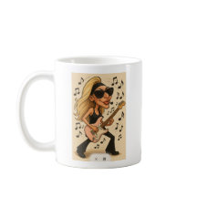 Gitaar Rockin Wilde Vrouw
