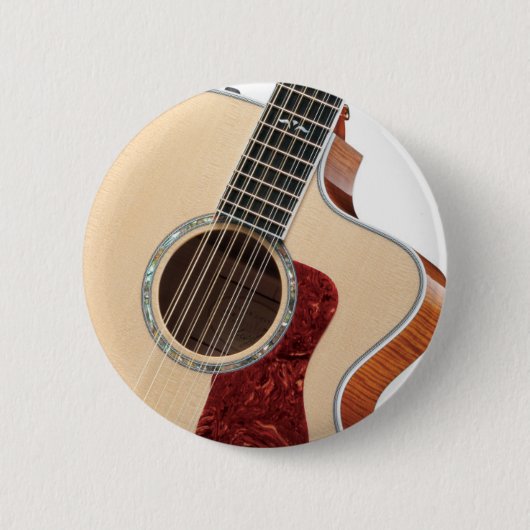 gitaar ronde button 5,7 cm (Voorkant)