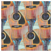 Gitaar rustiek akoestisch stof (Close Up)