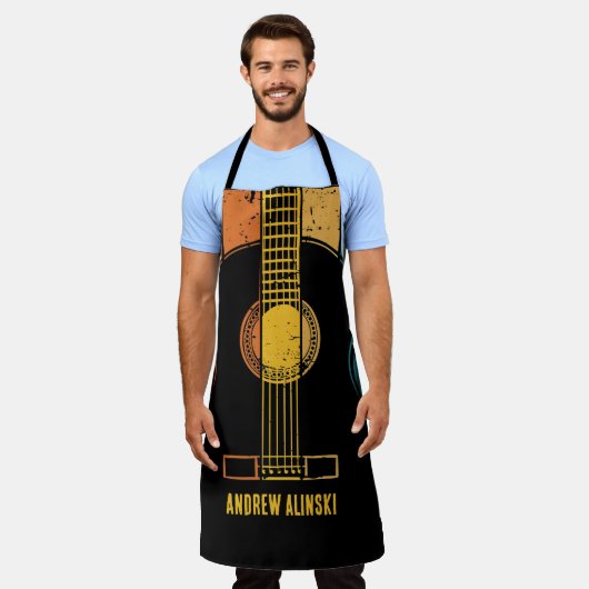  gitaar schort (Gedragen)