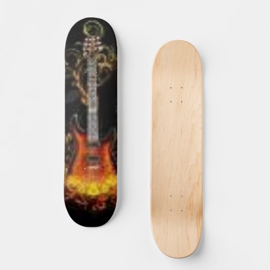 gitaar skateboard (Voorkant)