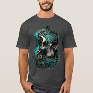Gitaar Skelet Muziek Liefhebber Akoestische Gitaar T-shirt