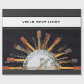 GITAAR SNAREN IN DE ZON CADEAUPAPIER (Vlak)