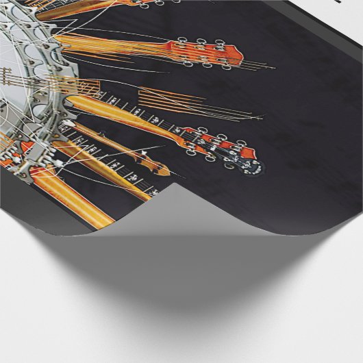 GITAAR SNAREN IN DE ZON CADEAUPAPIER (Hoek)