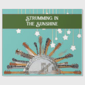 GITAAR SNAREN IN DE ZON CADEAUPAPIER (Vlak)