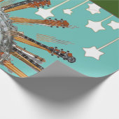 GITAAR SNAREN IN DE ZON CADEAUPAPIER (Hoek)