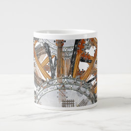 GITAAR SNAREN IN DE ZON GROTE KOFFIEKOP