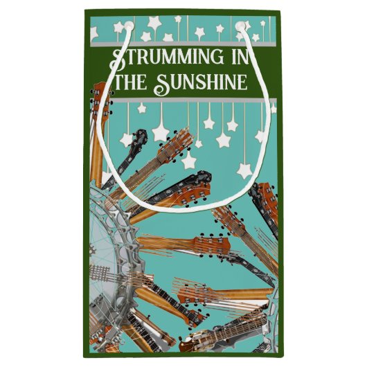 GITAAR SNAREN IN DE ZON KLEIN CADEAUZAKJE (Achterkant)