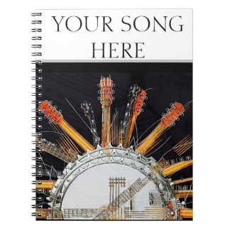 GITAAR SNAREN IN DE ZON NOTITIEBOEK