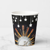 GITAAR SNAREN IN DE ZON PAPIEREN BEKERS (Voorkant)