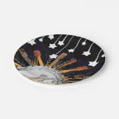 GITAAR SNAREN IN DE ZON PAPIEREN BORDJE (Gekanteld)