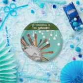 GITAAR SNAREN IN DE ZON PAPIEREN BORDJE (Feest)