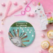 GITAAR SNAREN IN DE ZON PAPIEREN BORDJE (Feest)