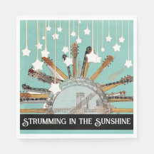 GITAAR SNAREN IN DE ZON