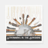 GITAAR SNAREN IN DE ZON SERVET (Voorkant)