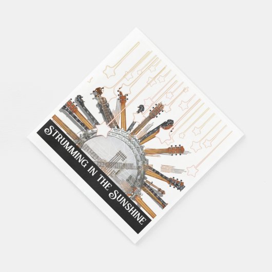 GITAAR SNAREN IN DE ZON SERVET (Hoek)