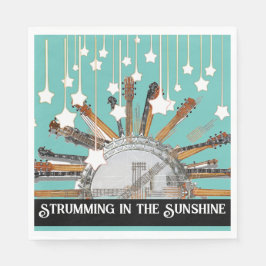 GITAAR SNAREN IN DE ZON SERVET