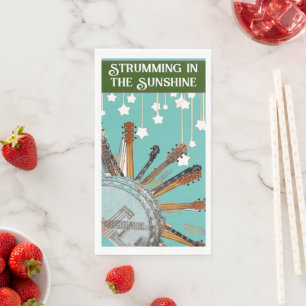 GITAAR SNAREN IN DE ZON SERVET