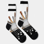 GITAAR SNAREN IN DE ZON SOKKEN (Rechts)