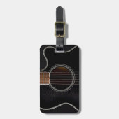 Gitaar Soundhole Bagagelabel (Voorkant verticaal)